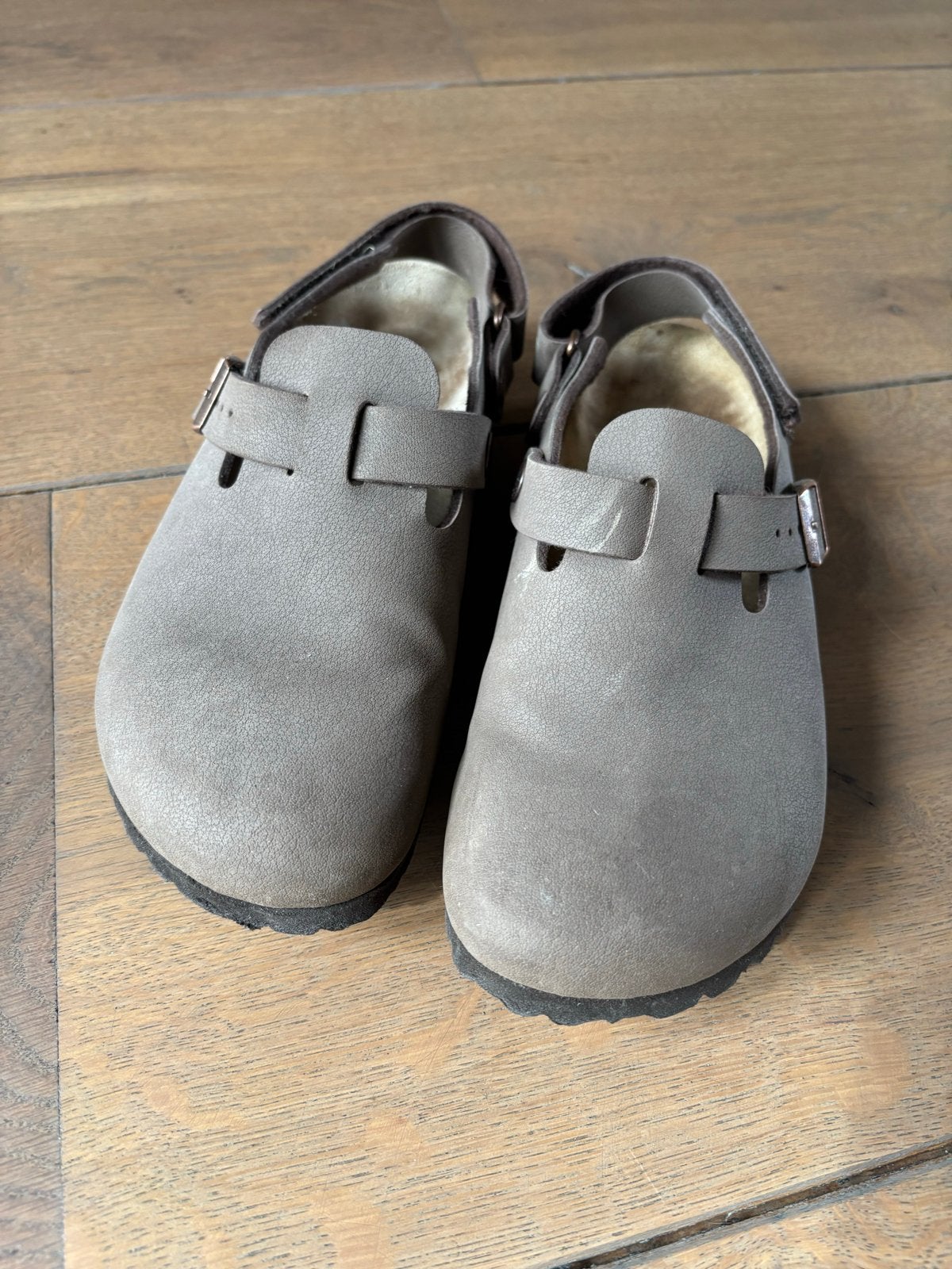 Birkenstock sandalen maat 37, Ophalen, Gedragen, Bruin, Sandalen of Muiltjes
