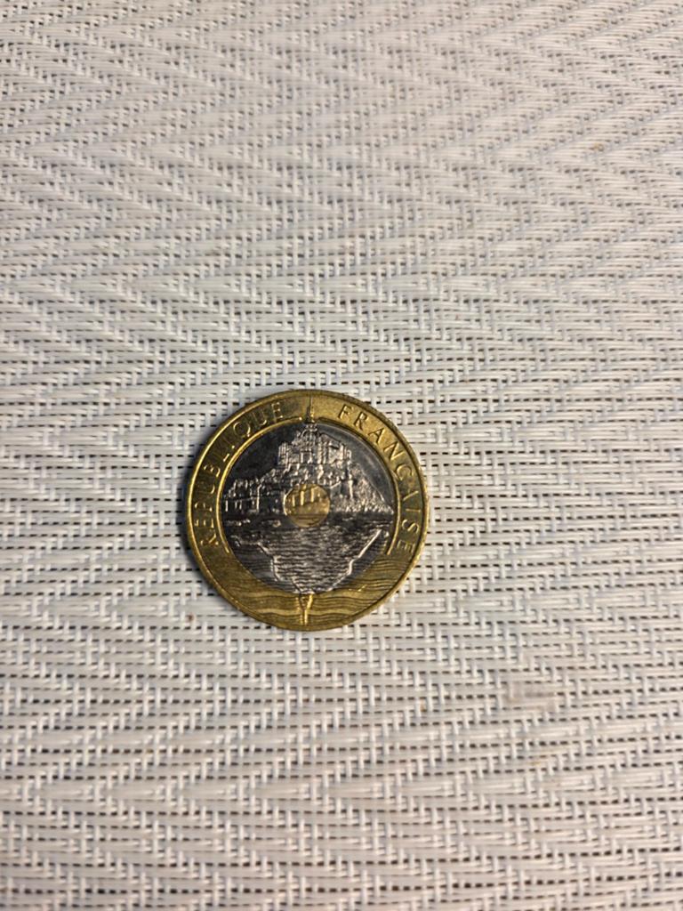 Zeldzame Franse 20 Francs munt 1992, Ophalen of Verzenden