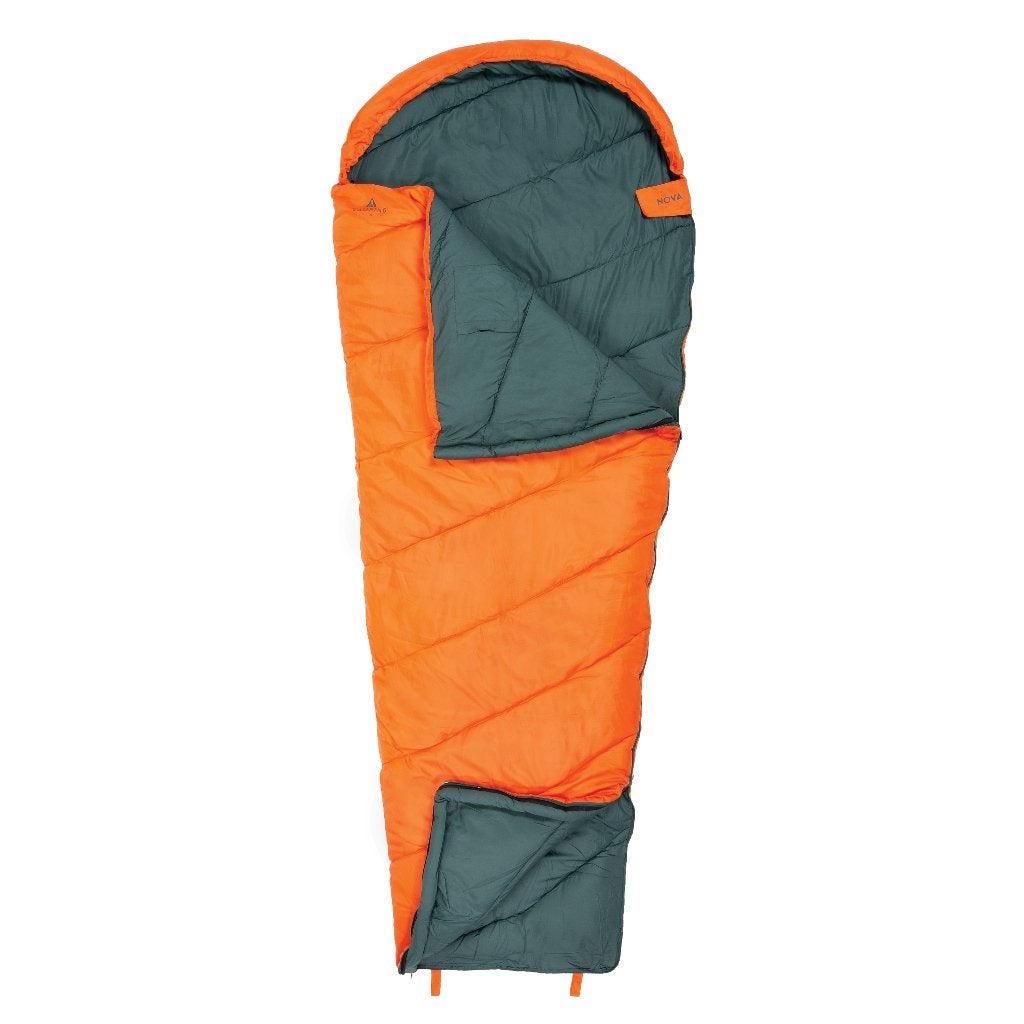 ACAMP NOVA Mummie Slaapzak 220 x 85 x 50 cm Oranje 1200 Gram, Info@outdoorensport.nl, Tambu, Nieuw, Ophalen of Verzenden