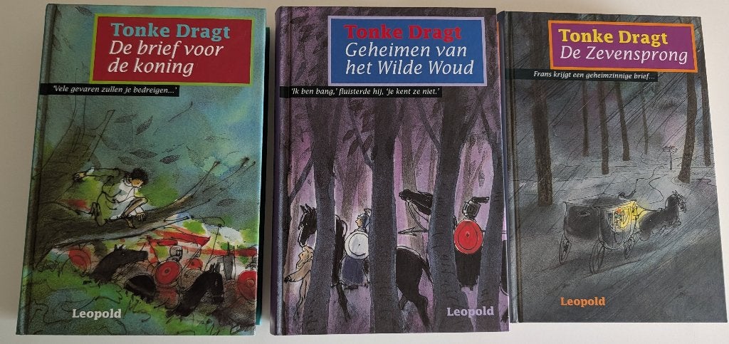 Boeken Tonke Dragt - 3 delen (Hardcover), Ophalen of Verzenden, Zo goed als nieuw, Tonke Dragt, Fictie algemeen