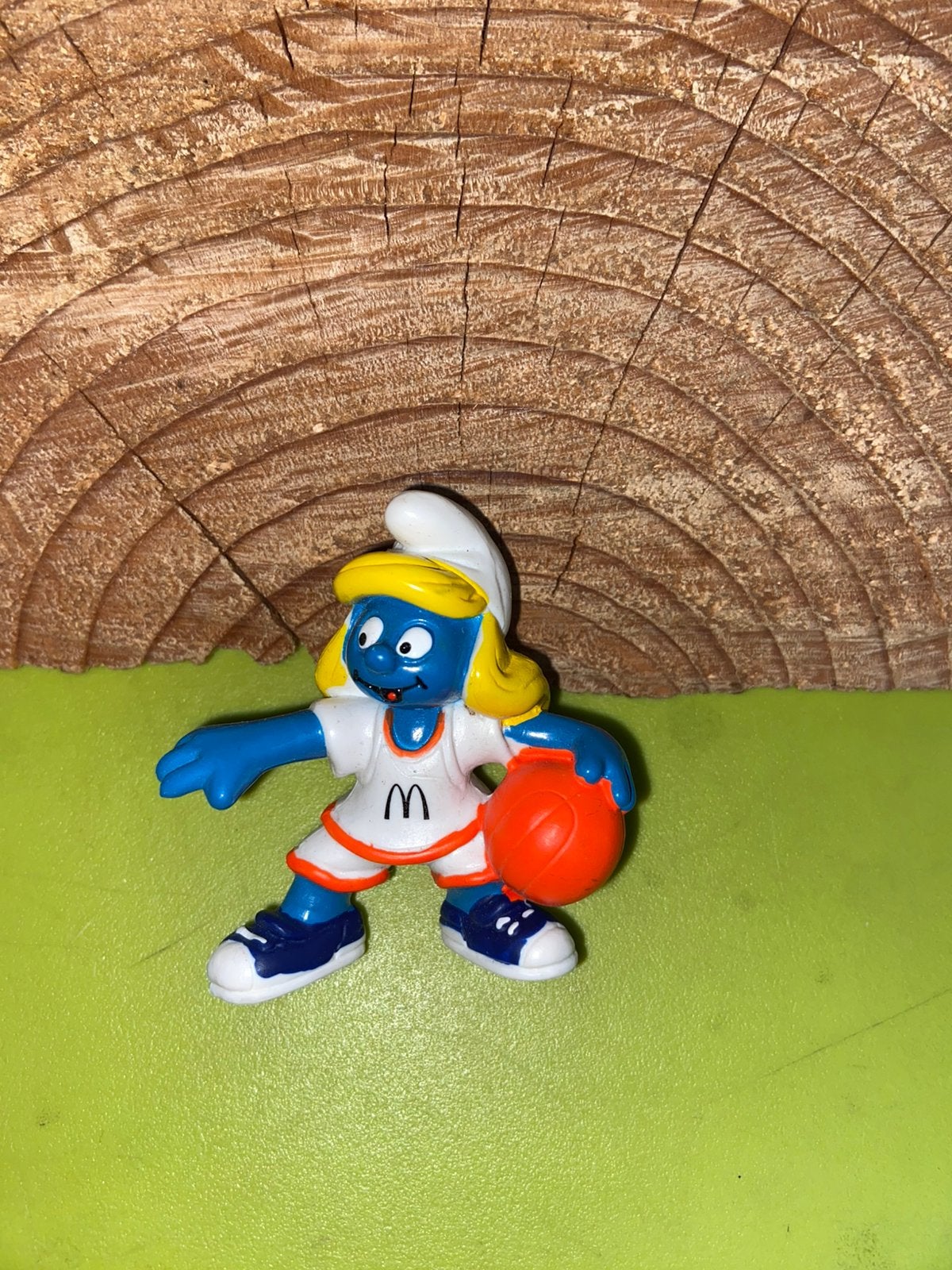 Smurfen smurf basketbal smurfin mac donalds, Verzamelen, Ophalen of Verzenden, Zo goed als nieuw, Verschillende Smurfen