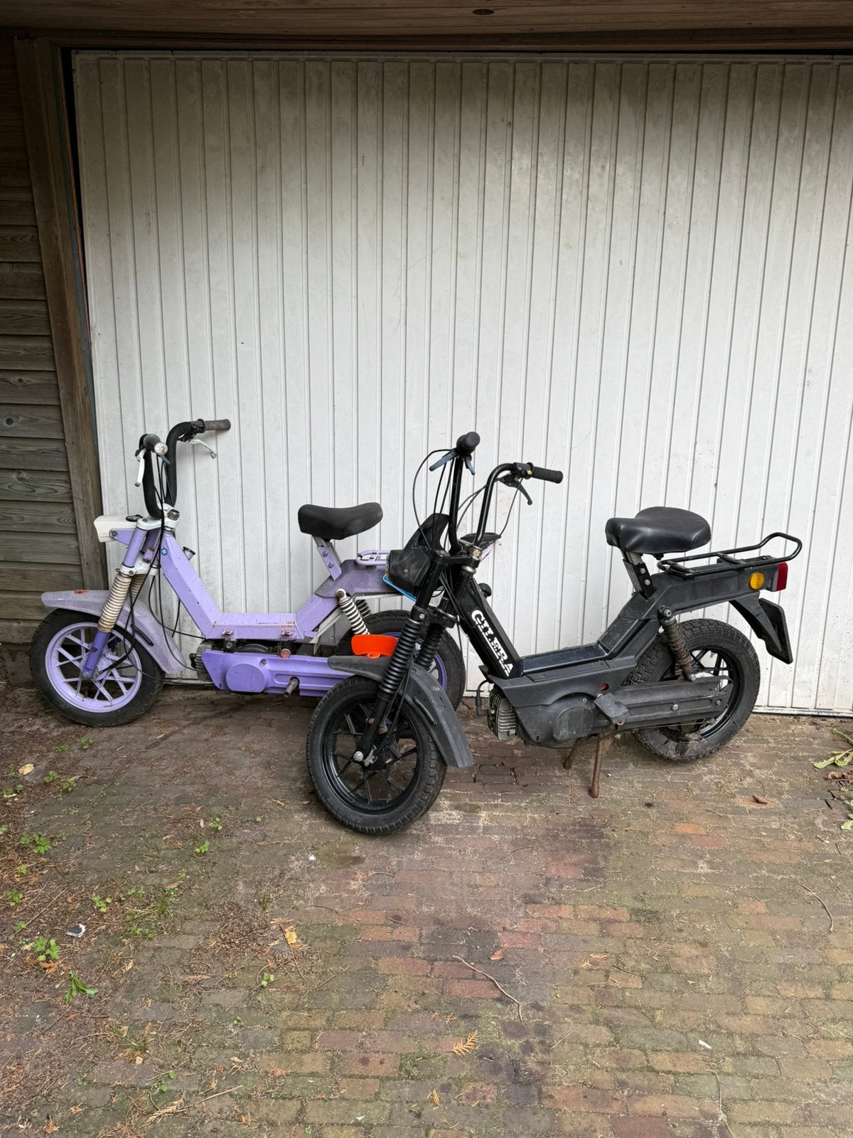 2x Gilera citta blauw kenteken met extra onderdelen., Fietsen en Brommers, Ophalen, Gebruikt, Tweetakt, Gilera