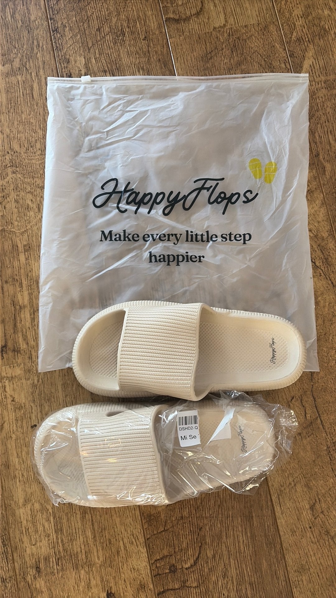 Happy Flops slippers beige maat 38/39, Slippers, Beige, Nieuw, Ophalen of Verzenden