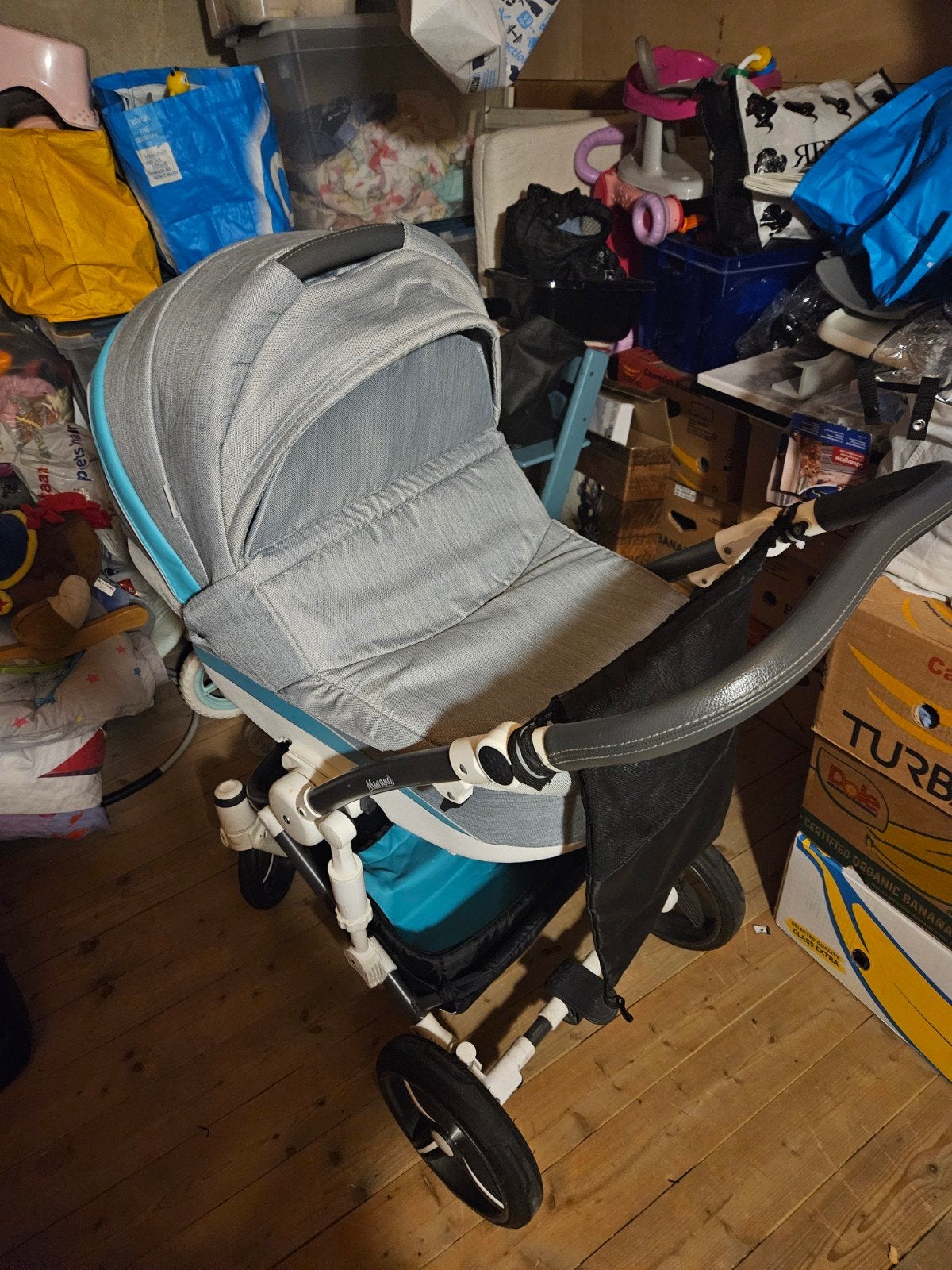 Bebetto 3in1* kinderwagen, Gebruikt, Verstelbare duwstang, Combiwagen, Ophalen