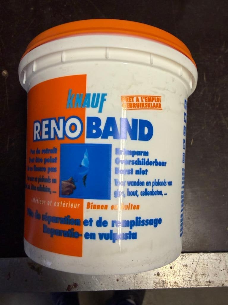 Knauf Renoband 1 liter reparatie- en vulpasta, Doe-het-zelf en Verbouw, Ophalen, Nieuw, Overige typen