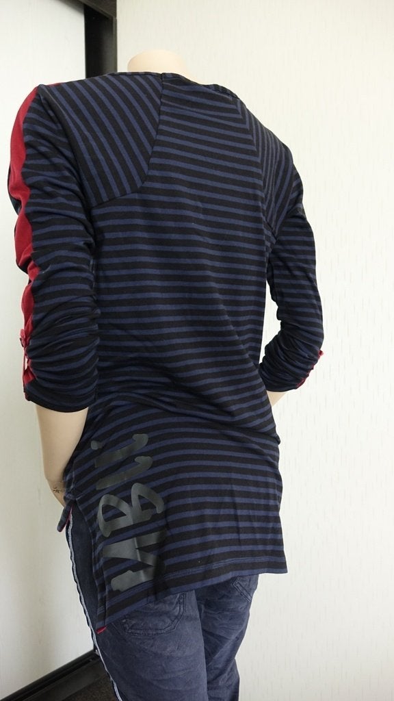 nieuw NOBELL shirt zwart met blauwe strepen, Nobell, Verzenden, Jongen of Meisje, Nieuw