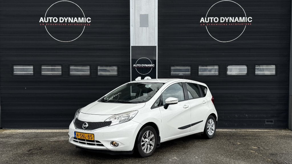 Nissan Note 1.2 Connect Edition 59KW/80PK 2013 Wit, Auto's, Stof, Zwart, 1198 cc, Wit