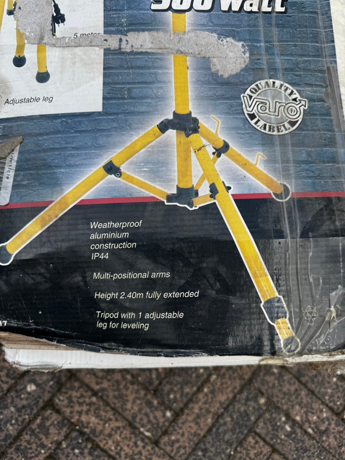 Bouwlanp, Doe-het-zelf en Verbouw, Bouwverlichting, Ophalen, Zo goed als nieuw, Overige typen, Met statief