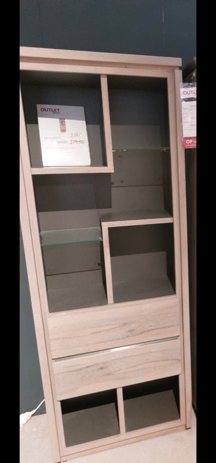 Complete set: Kast/Boekenkast met Salontafel, Ophalen, 25 tot 50 cm, 50 tot 100 cm, 150 tot 200 cm