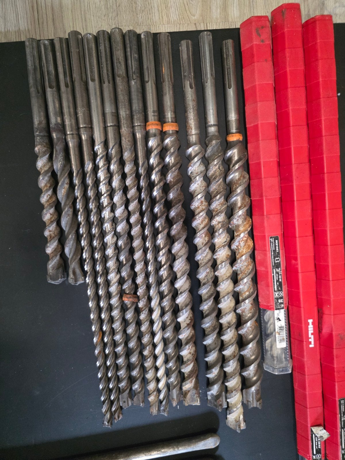 Hilti Boren en Beitels Set  SDS, Doe-het-zelf en Verbouw, Ophalen of Verzenden, Gebruikt, Overige typen