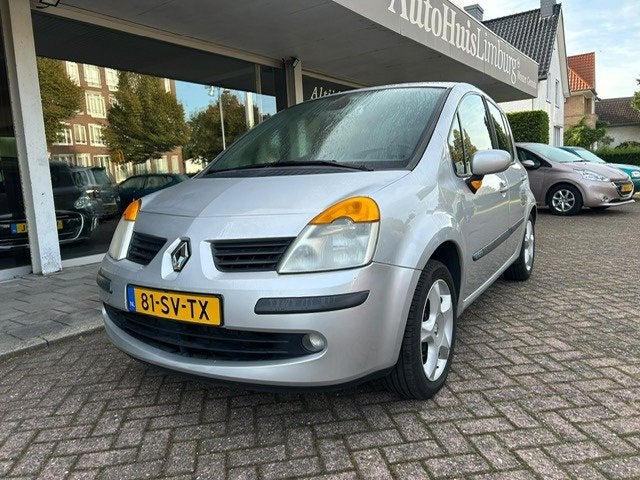 Renault Modus 1.6-16V//Automaat,Nieuwe Apk, Auto's, Stof, Gebruikt, Zwart, 4 cilinders