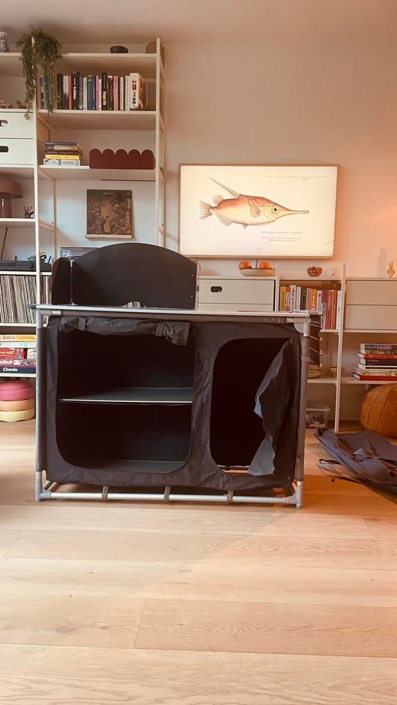 Redwood outdoor Cedrela keukenkast, Ophalen, Zo goed als nieuw, Campingkast