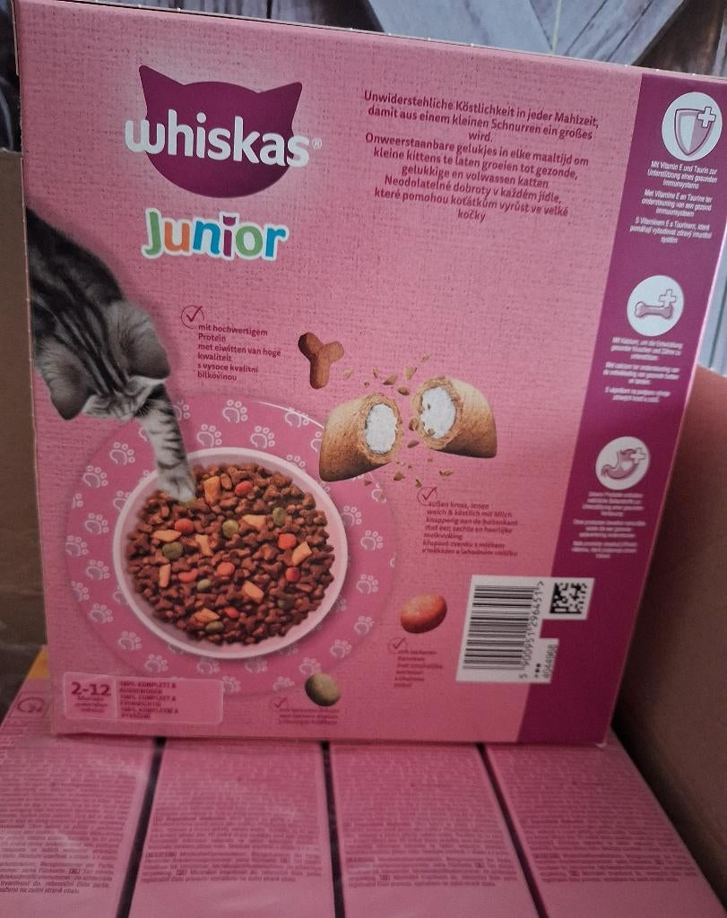 Whiskas kittenbrokjes, Dieren en Toebehoren, Ophalen of Verzenden, Kat
