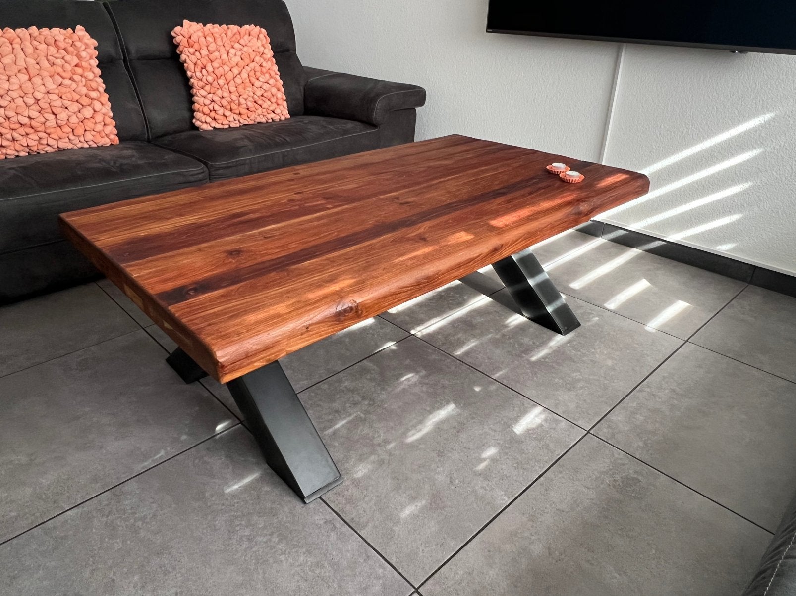 Salontafel, 100 tot 150 cm, Zo goed als nieuw, Rechthoekig, 50 tot 100 cm