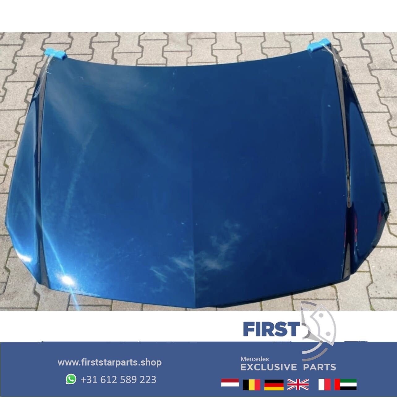 W218 CLS MOTORKAP ORIGINEEL Mercedes CLS KLASSE 2011-2018 C2, Gebruikt, -, Voor, Ophalen of Verzenden