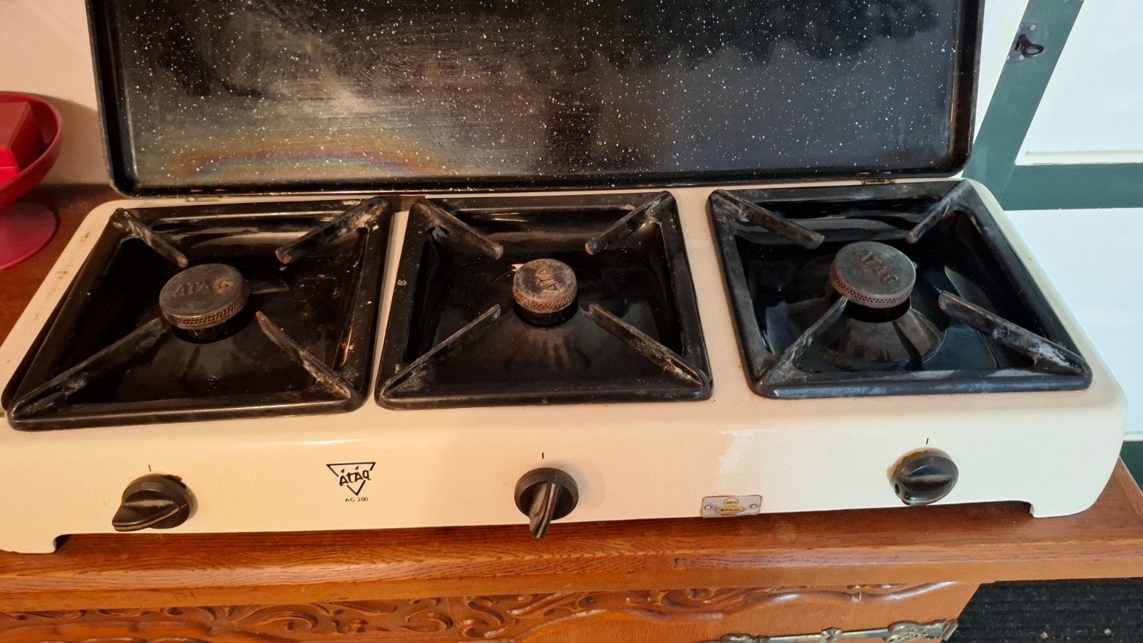 Atag gasfornuis., Witgoed en Apparatuur, Ophalen, Gebruikt, 4 kookzones, Gas