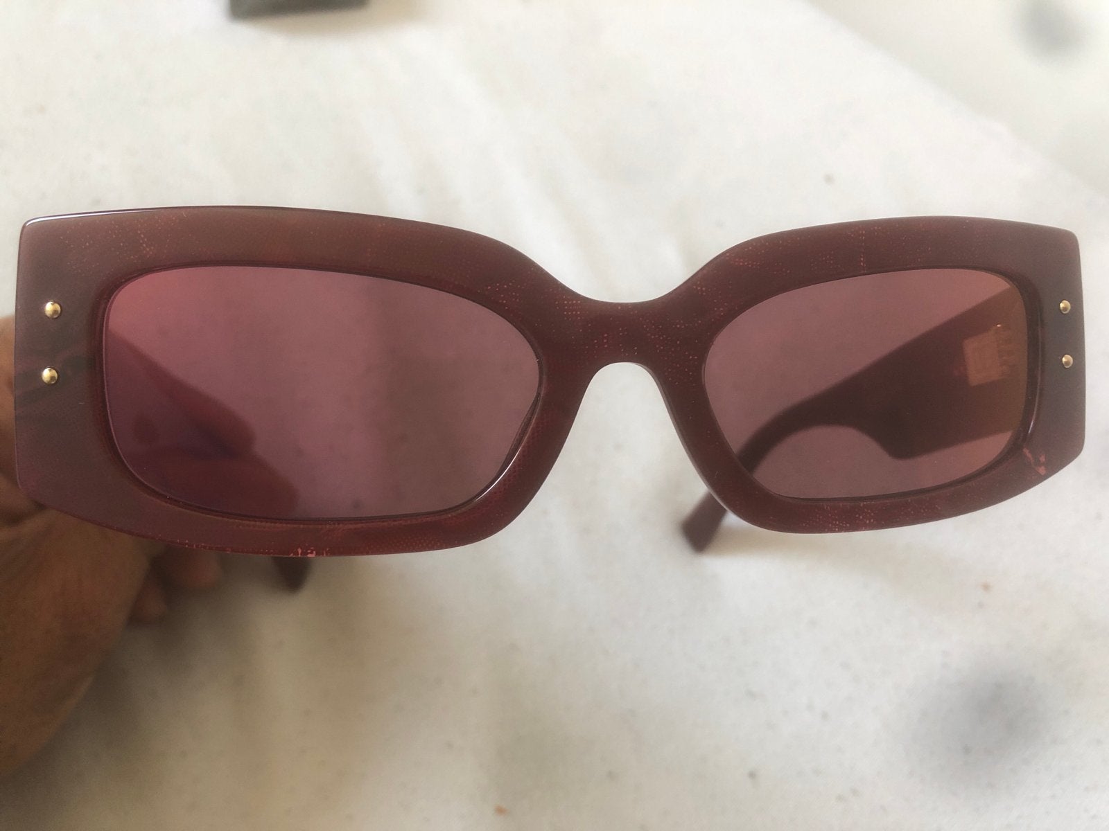 Dolce & Gabbana Zonnebril - Bruin/Rood, Zonnebril, Bruin, Ophalen of Verzenden, Zo goed als nieuw