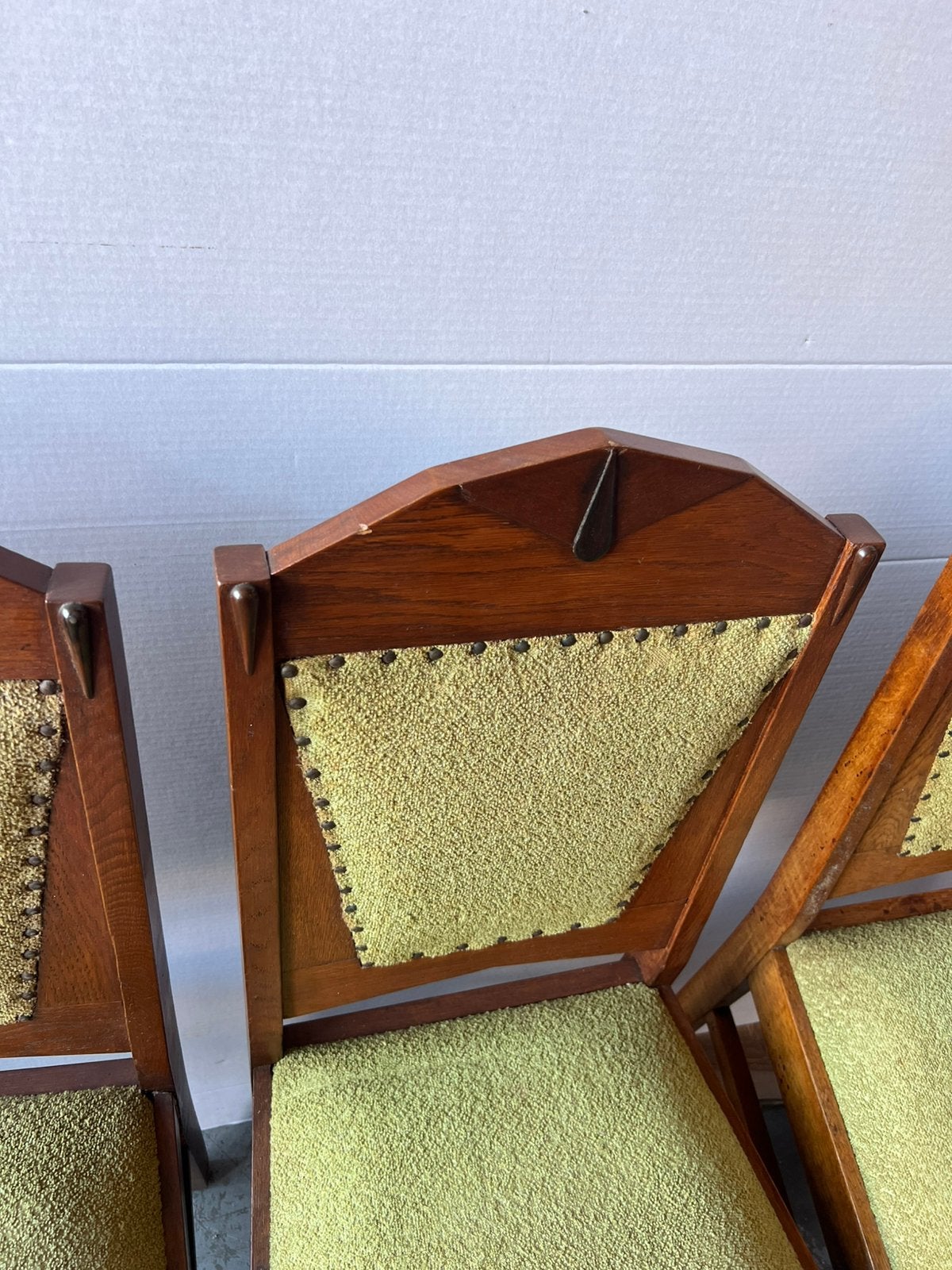 3 stoelen Amsterdamse school, Antiek en Kunst, Antiek | Meubels | Stoelen en Banken, Ophalen