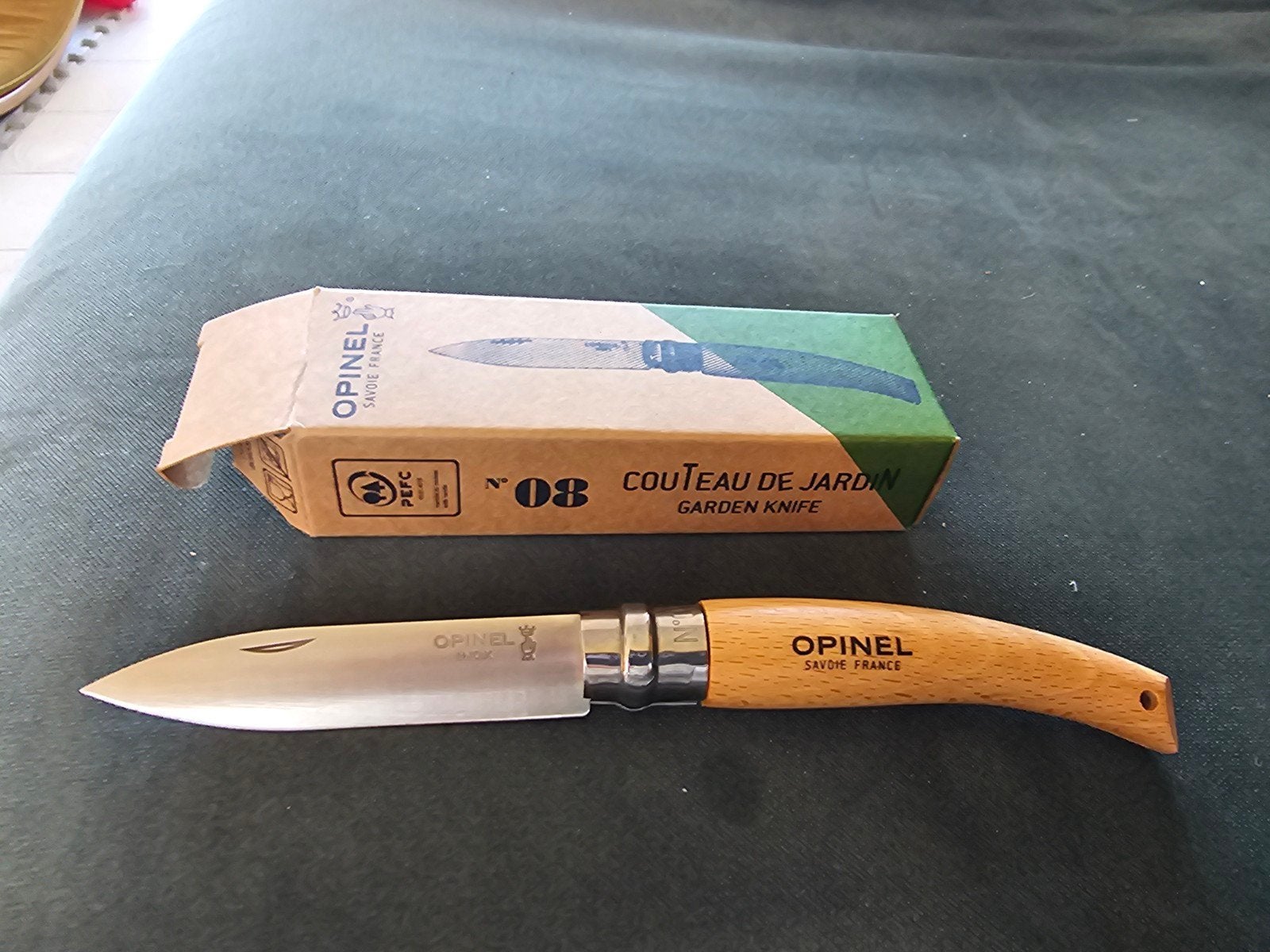 Opinel N08 Tuinmes - Nieuw in doos, Ophalen of Verzenden, Nieuw, Overige soorten, Opinel