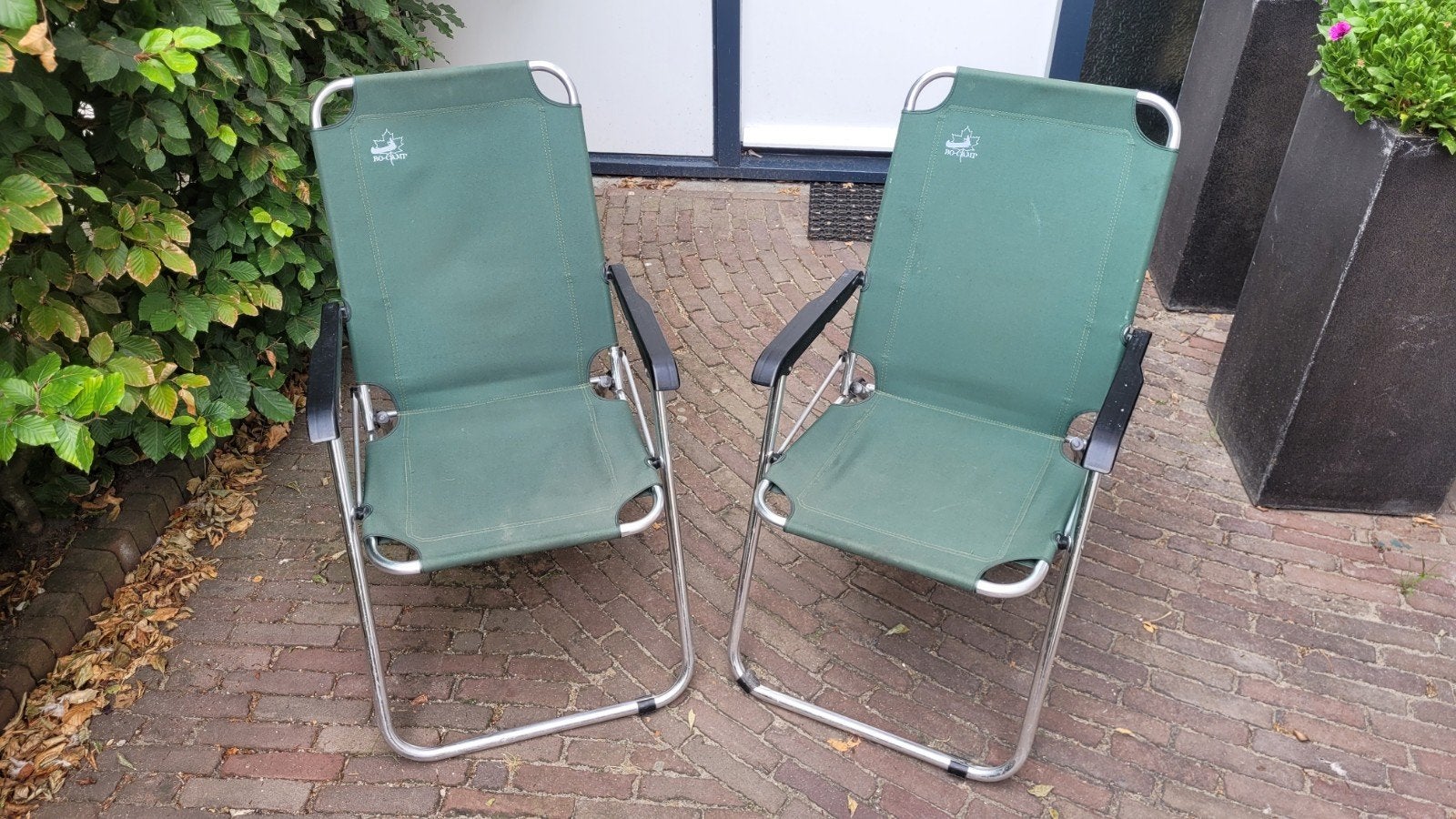 Bo-Camp campingstoelen (2 stuks), Ophalen, Gebruikt, Campingstoel