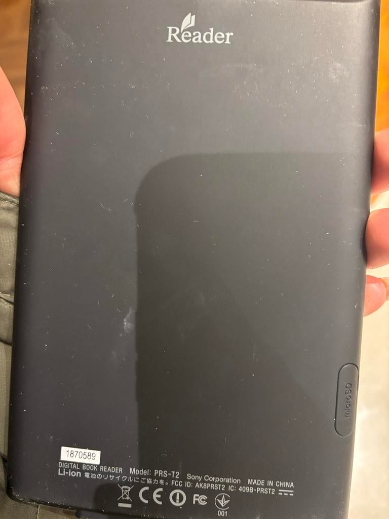 Sony PRS-T2 E-reader - Zwart, Gebruikt, Ophalen of Verzenden, 4 GB of minder, Touchscreen