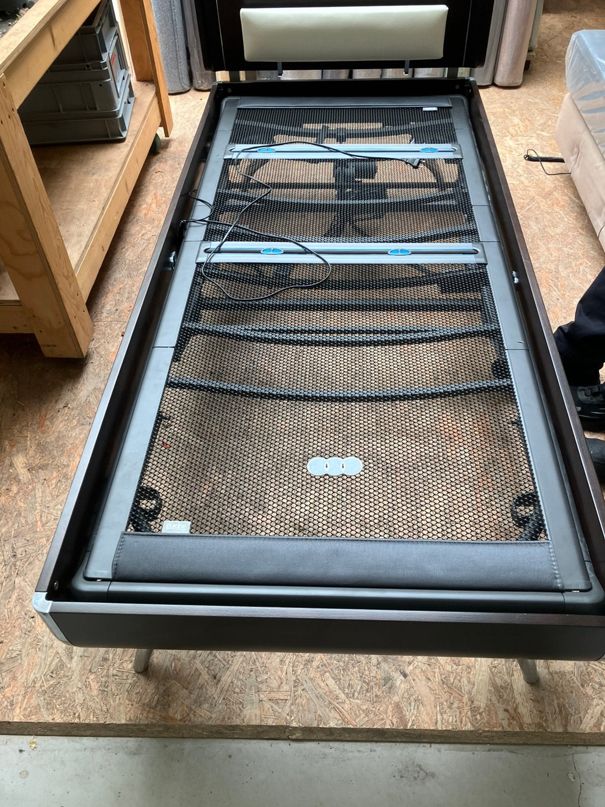1 persoons bed auping, Ophalen, Verstelbaar, 90 cm, Eenpersoons