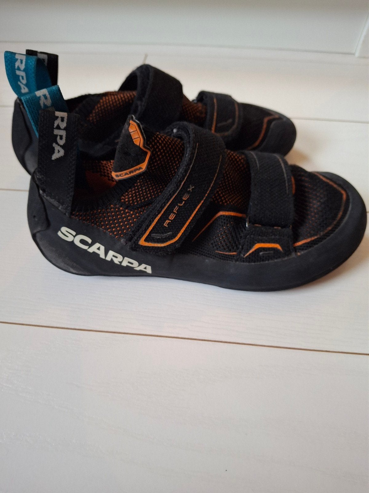 Scarpa Reflex V klimschoenen - Maat 37.5(valt klein 35), Ophalen of Verzenden, Zo goed als nieuw, Klimsportschoenen