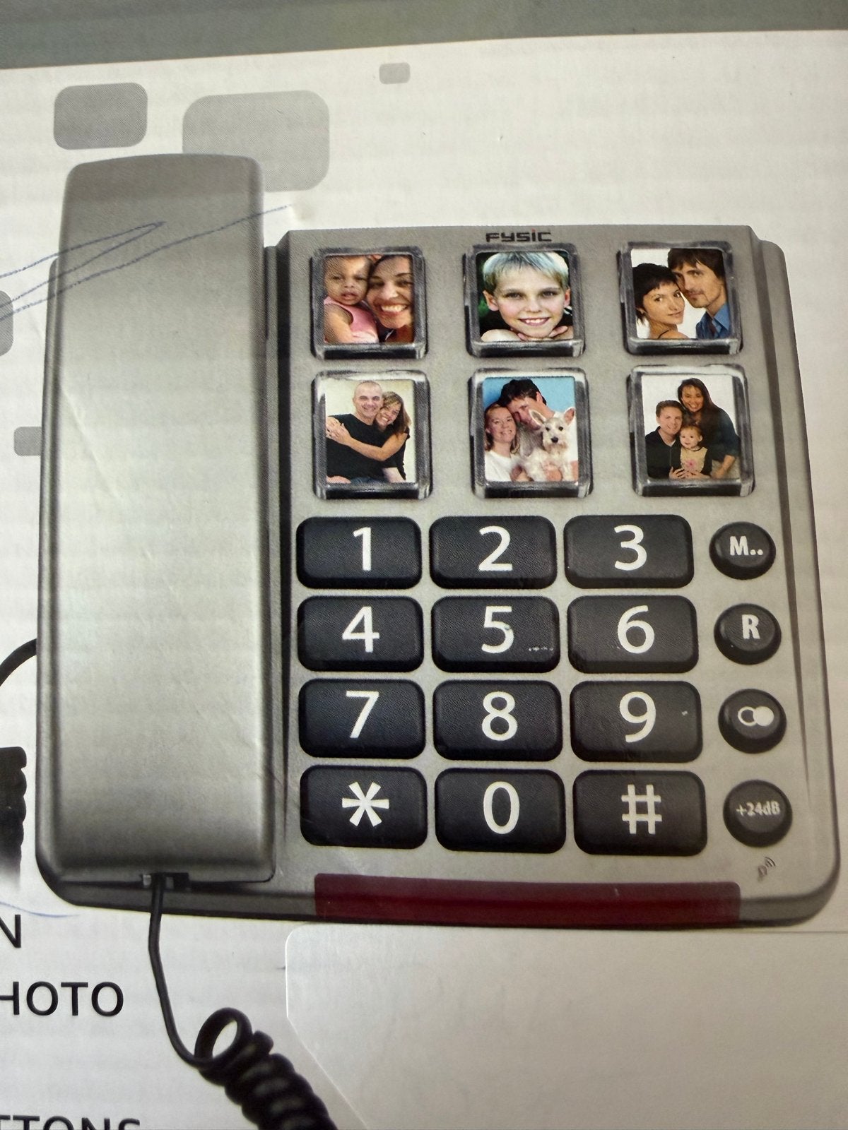 Fysic FX-3360 Telefoon met fototoetsen, Ophalen of Verzenden, Zo goed als nieuw