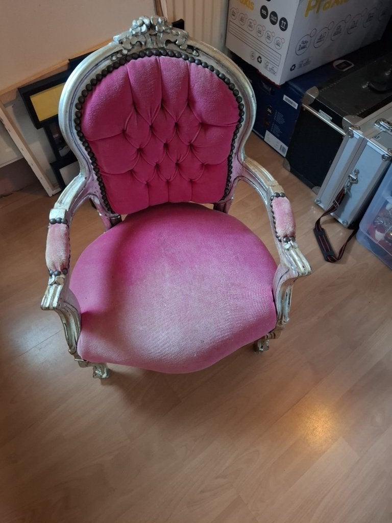 brocante kinderstoel, Ophalen, Hout, Gebruikt, Overige kleuren