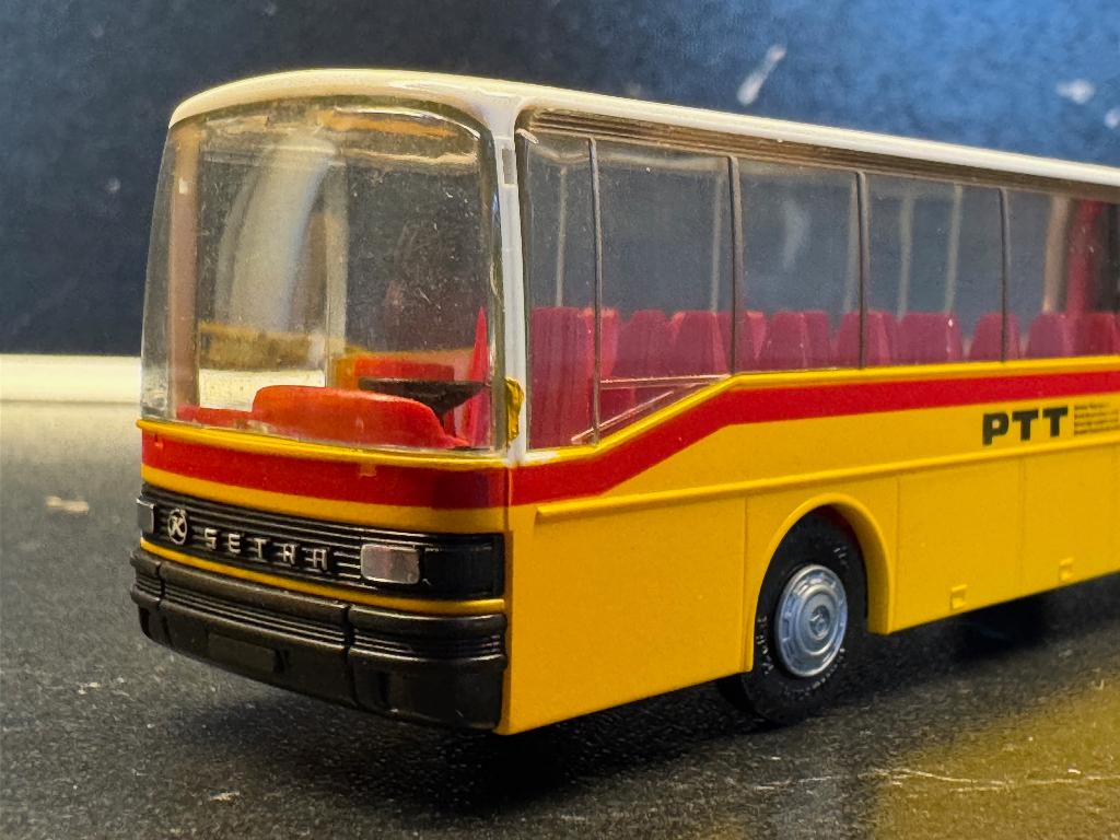 Bus-2205: Setra/Kässbohrer gelede Zwitserse Postbus [2], Ophalen of Verzenden, Nieuw, Bus of Vrachtwagen, Herpa