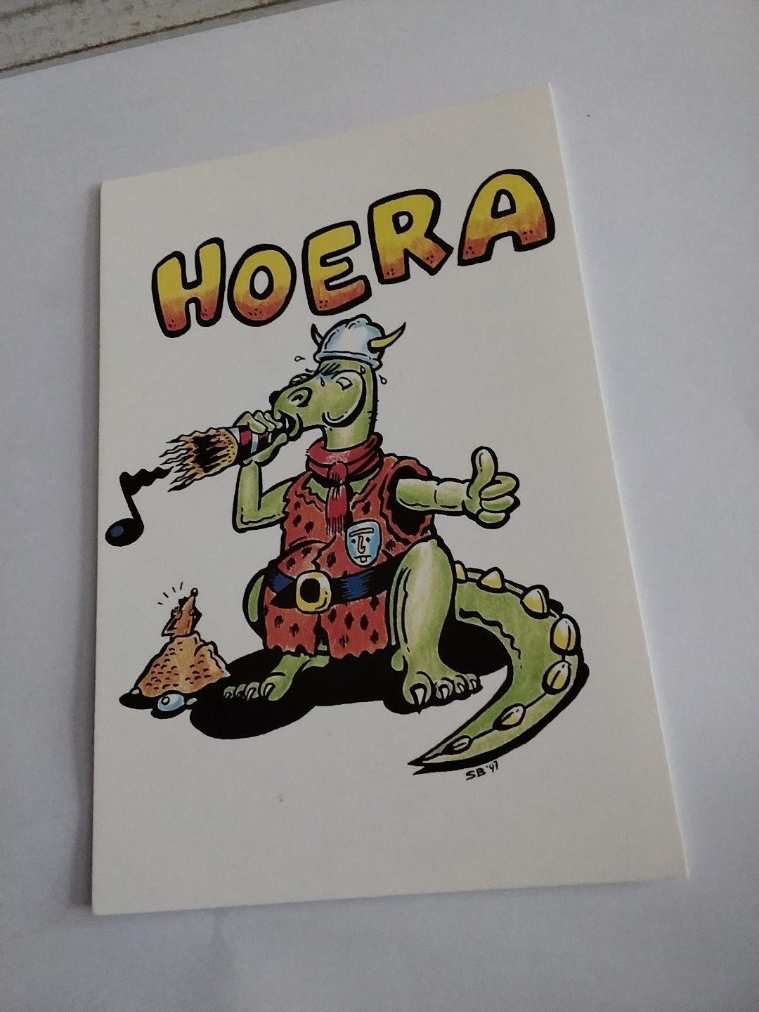 Vintage Ansichtkaart Utrecht - Hoera Draak. STEEF, Ophalen of Verzenden