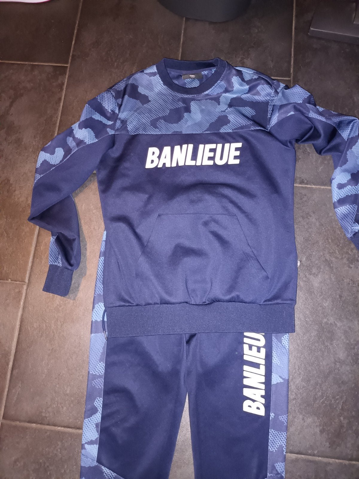 trainingspak Banlieue  maat M, Ophalen of Verzenden, Zo goed als nieuw, Zwart, Algemeen