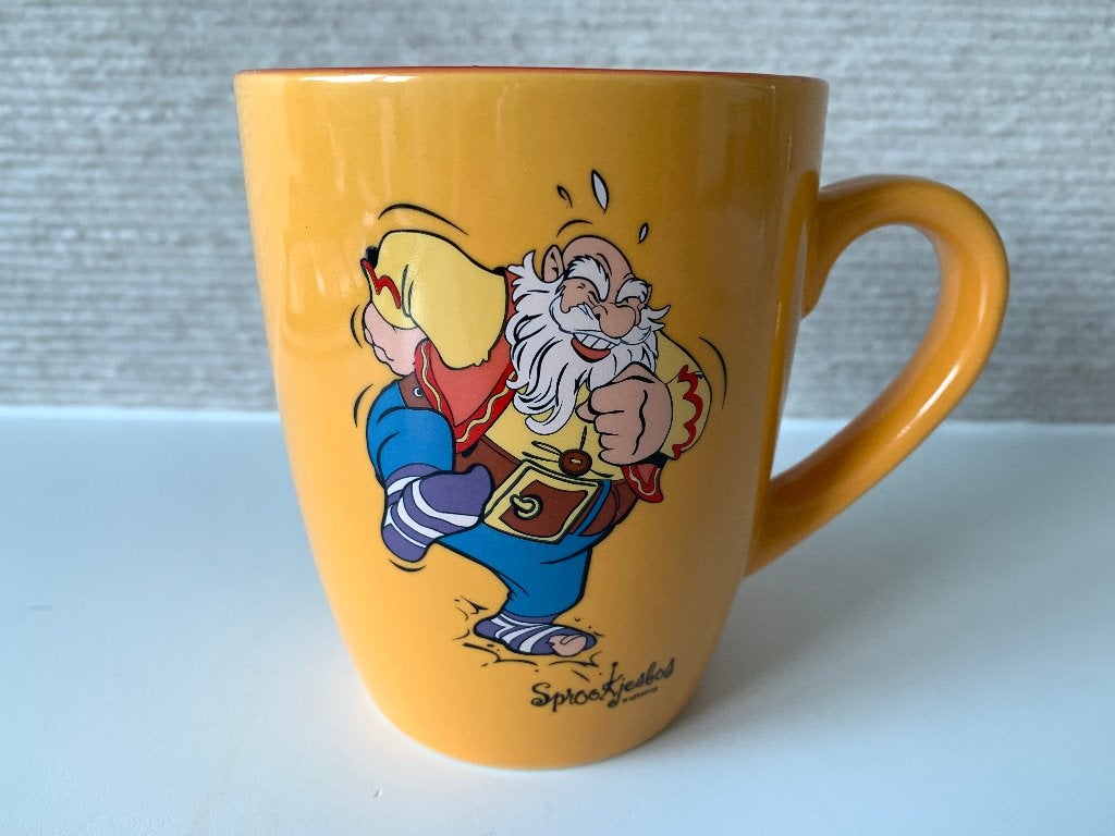 Grote Efteling mok XL Chocomel mok Efteling Sprookjesbos, Ophalen of Verzenden, Zo goed als nieuw, Gebruiksvoorwerp