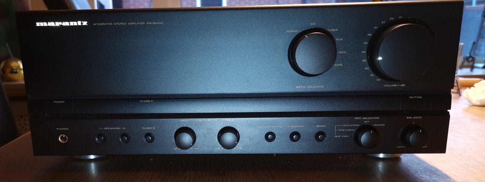 Marantz PM-80 MKII Geïntegreerde Stereo Versterker, Zo goed als nieuw, 60 tot 120 watt, Stereo, Ophalen
