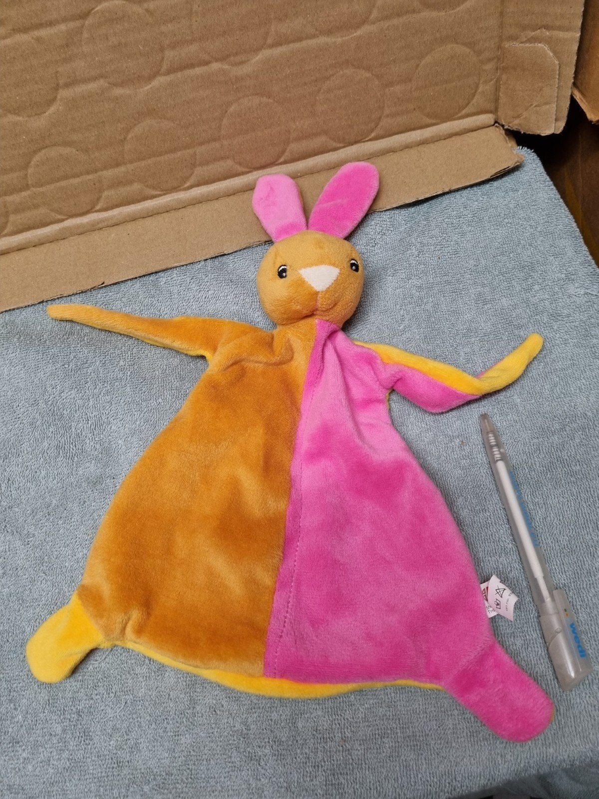 Toi-toys knuffel doekje konijn nr 30, Ophalen of Verzenden, Konijn