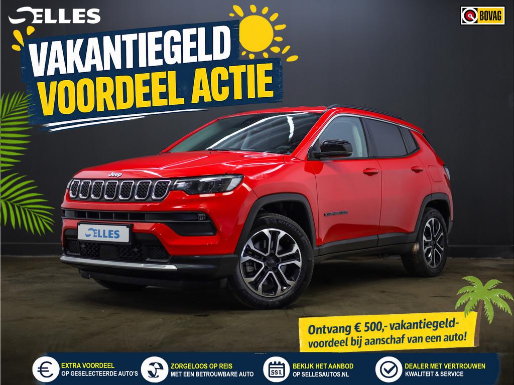 Jeep Compass 4xe 190 Plug-in Hybrid Electric Limited | SOH 9, Automaat, Leder en Stof, Bedrijf, Vierwielaandrijving