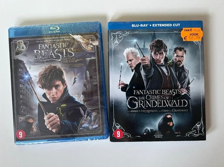 Fantastic Beasts Blu-ray: 1 & 2 samen €8 of individuele €5, Verzenden, Nederlands, Science Fiction en Fantasy, Filmcollectie