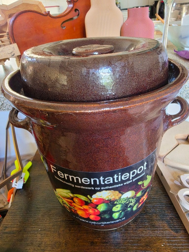 Starterset zuurkool maken (compleet), Ophalen, Overige typen, Nieuw, Steen/keramiek