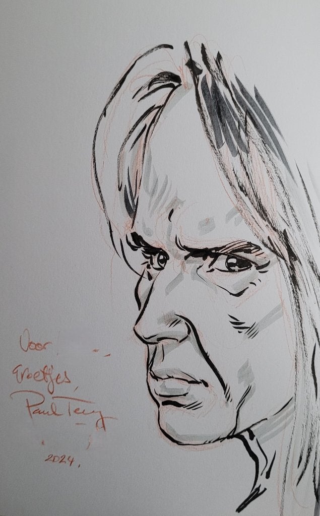 Tekening van Paul Teng - Klaagzang der gewesten deel 3, Eén stripboek, Ophalen of Verzenden, Nieuw