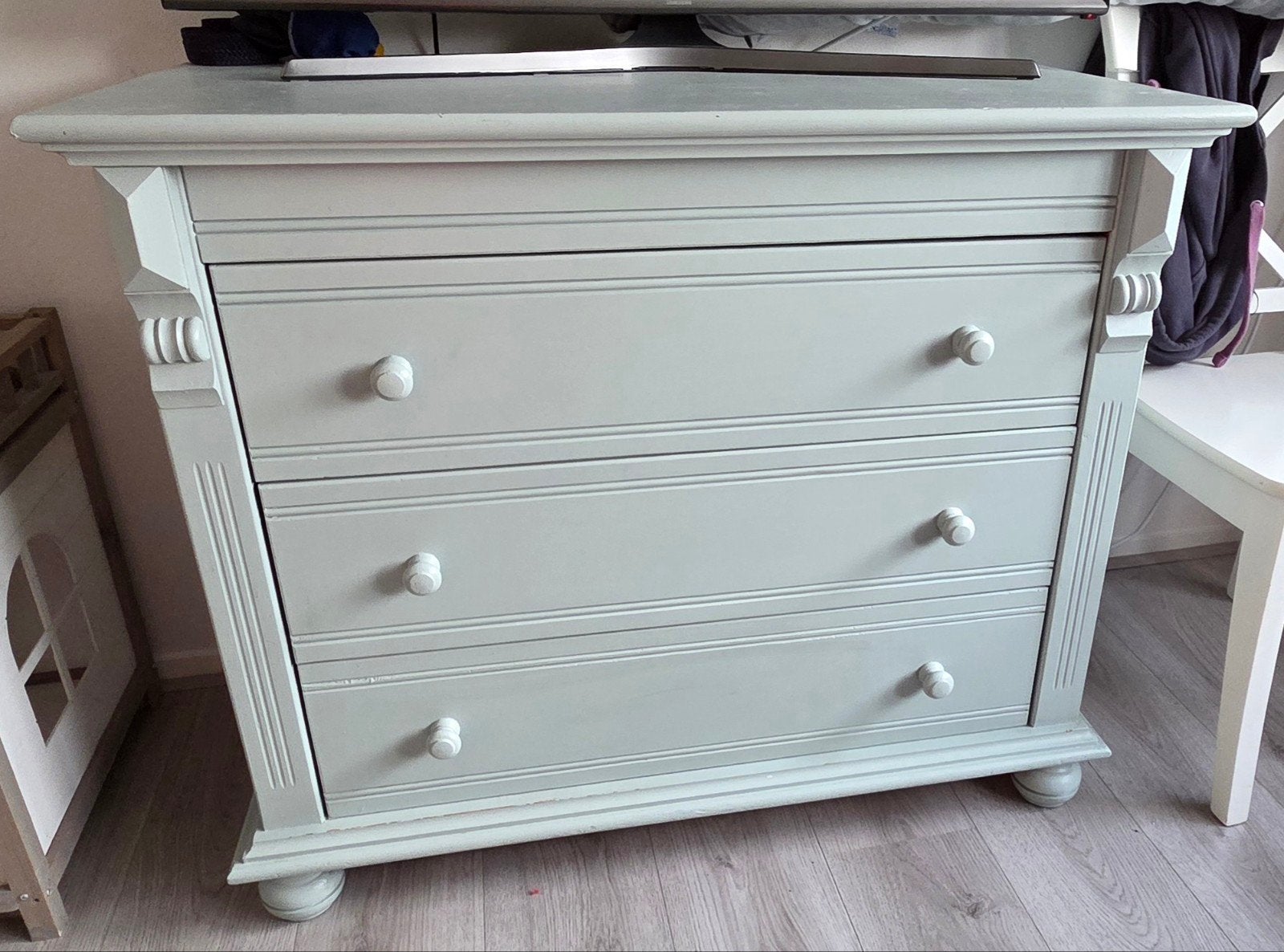 dressoir/commode met 3 laden - Gebruikt, Ophalen, Gebruikt, Klassiek, 50 tot 100 cm