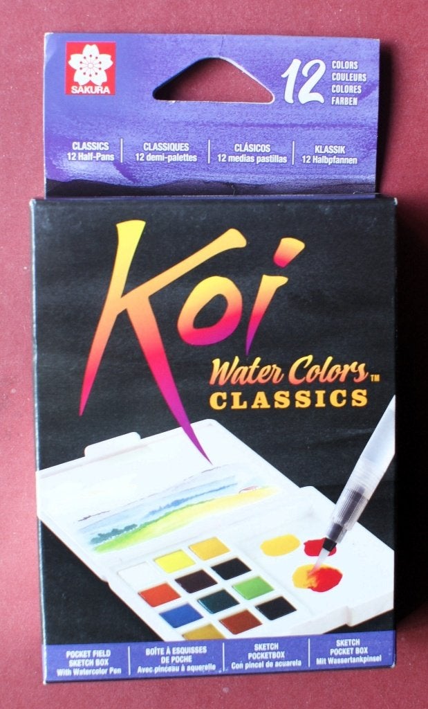 Sakura Koi watercolours – pocket field sketch box 12 kleuren, Verzenden, Nieuw, Waterverf
