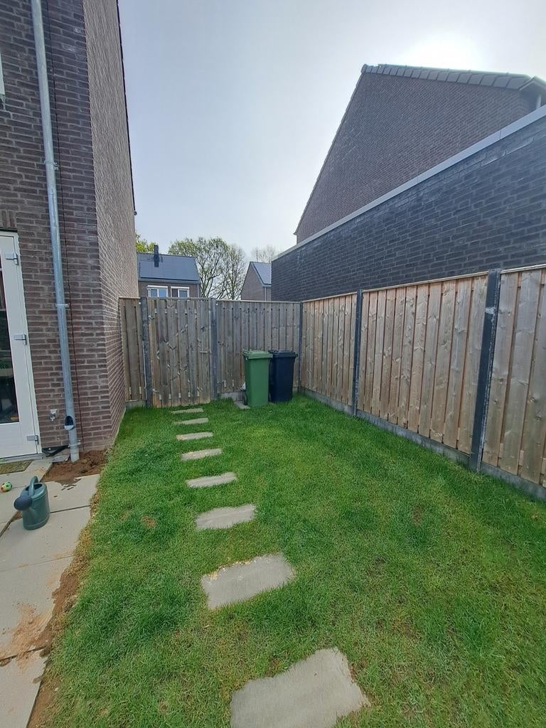 Hout-betonschutting 23 planks Caballero Wood, Ophalen, 1 tot 2 meter, 6 meter of meer, Zo goed als nieuw