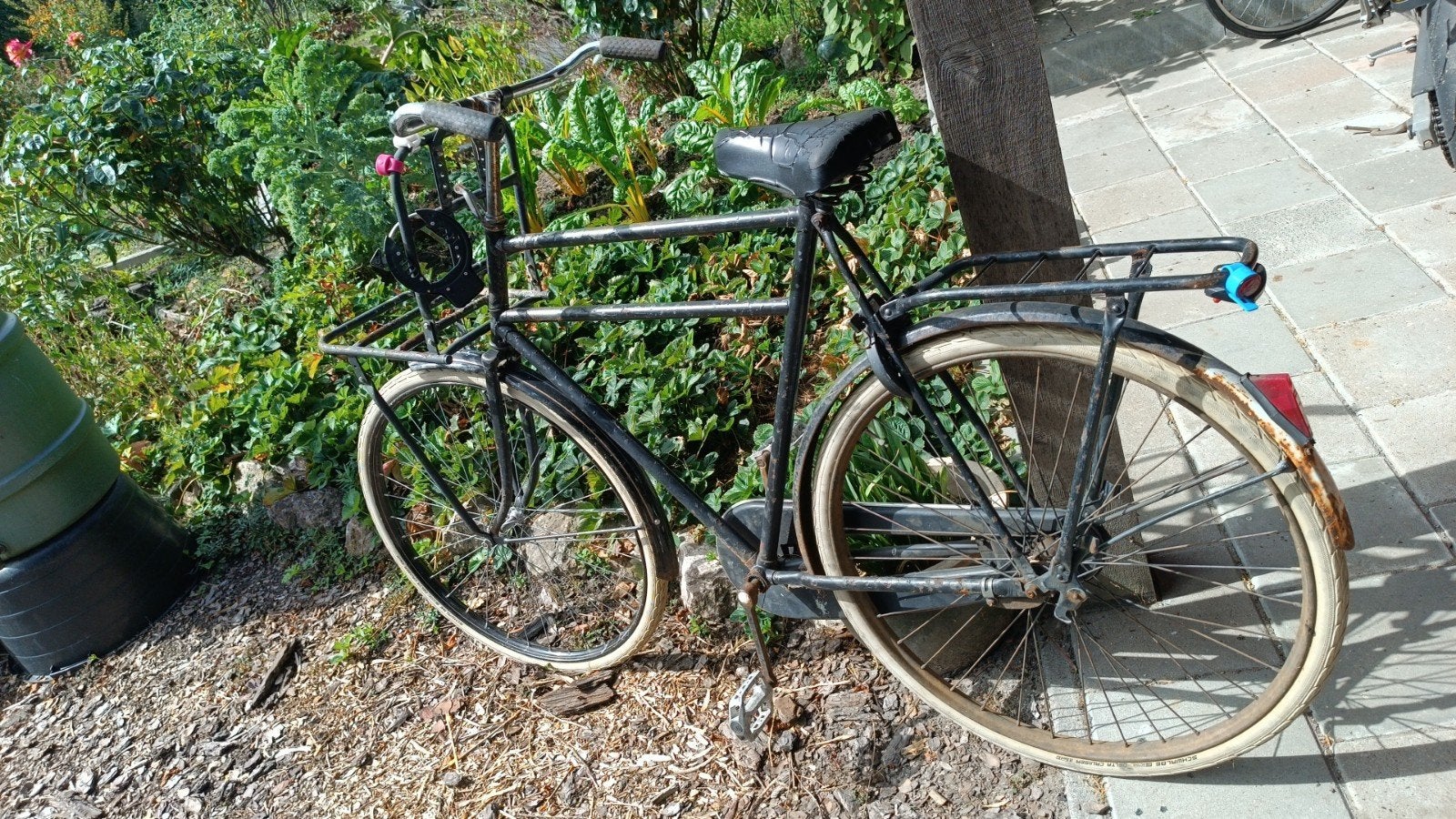 Degelijke oude fiets - hoog model, 65 cm of meer, Ophalen, Gebruikt, Terugtraprem