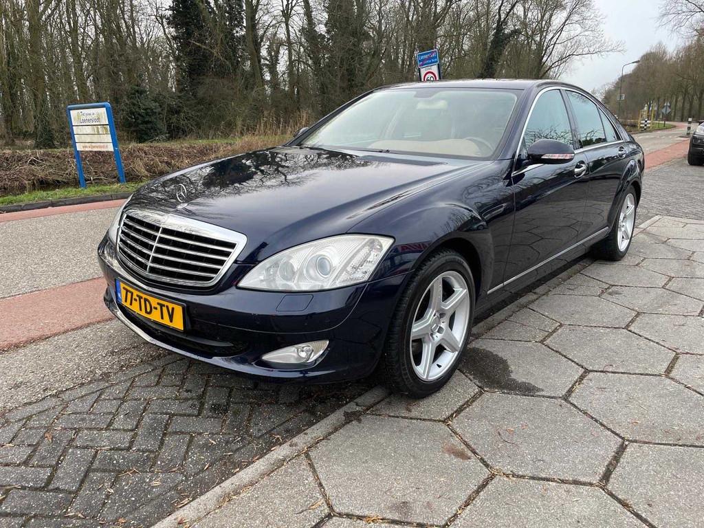 2006 Mercedes-Benz S-klasse 320 CDI Prestige Personenauto, Auto's, Mercedes-Benz, Automaat, Achterwielaandrijving, Gebruikt, Blauw