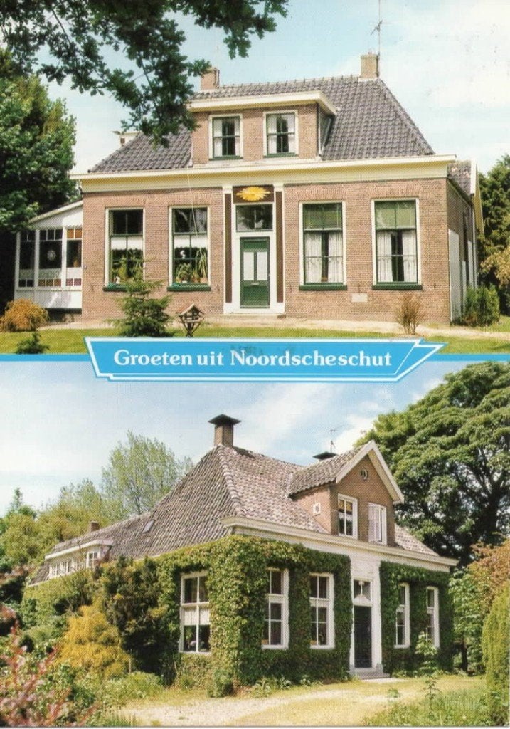Ansichtkaart Noordscheschut, Huize Blokland en Veen en Dal, Ophalen of Verzenden, 1980 tot heden, Gelopen, Drenthe