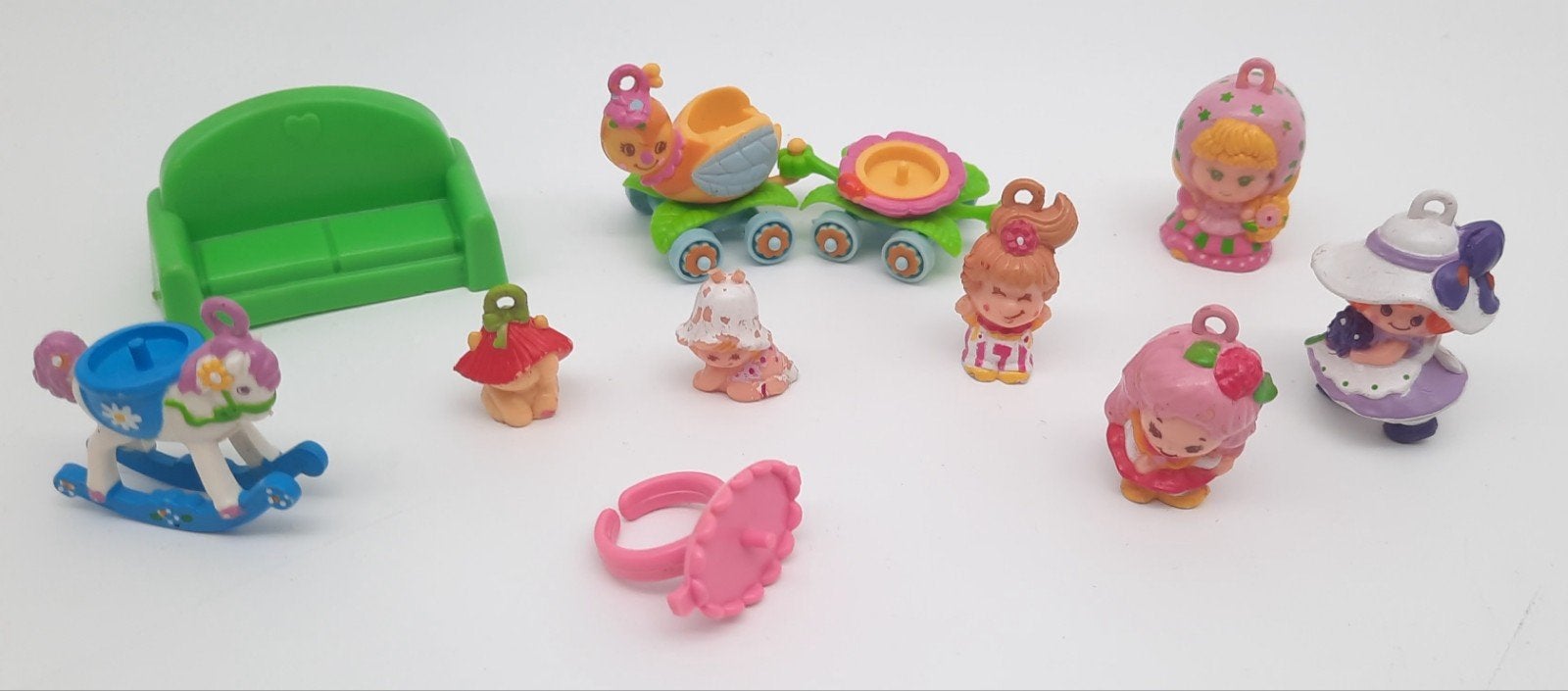 Vintage Charmkins / Dufti's figuurtjes en accessoires '80, Ophalen of Verzenden, Gebruikt