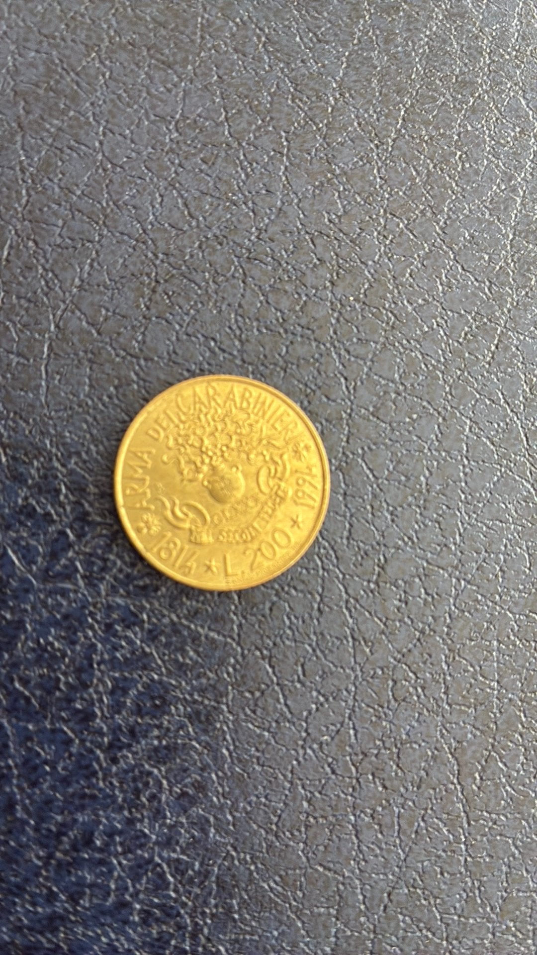 Italie 200 lire 1994 Carabinieri, Postzegels en Munten, Munten | Europa | Niet-Euromunten, Ophalen of Verzenden, Italië