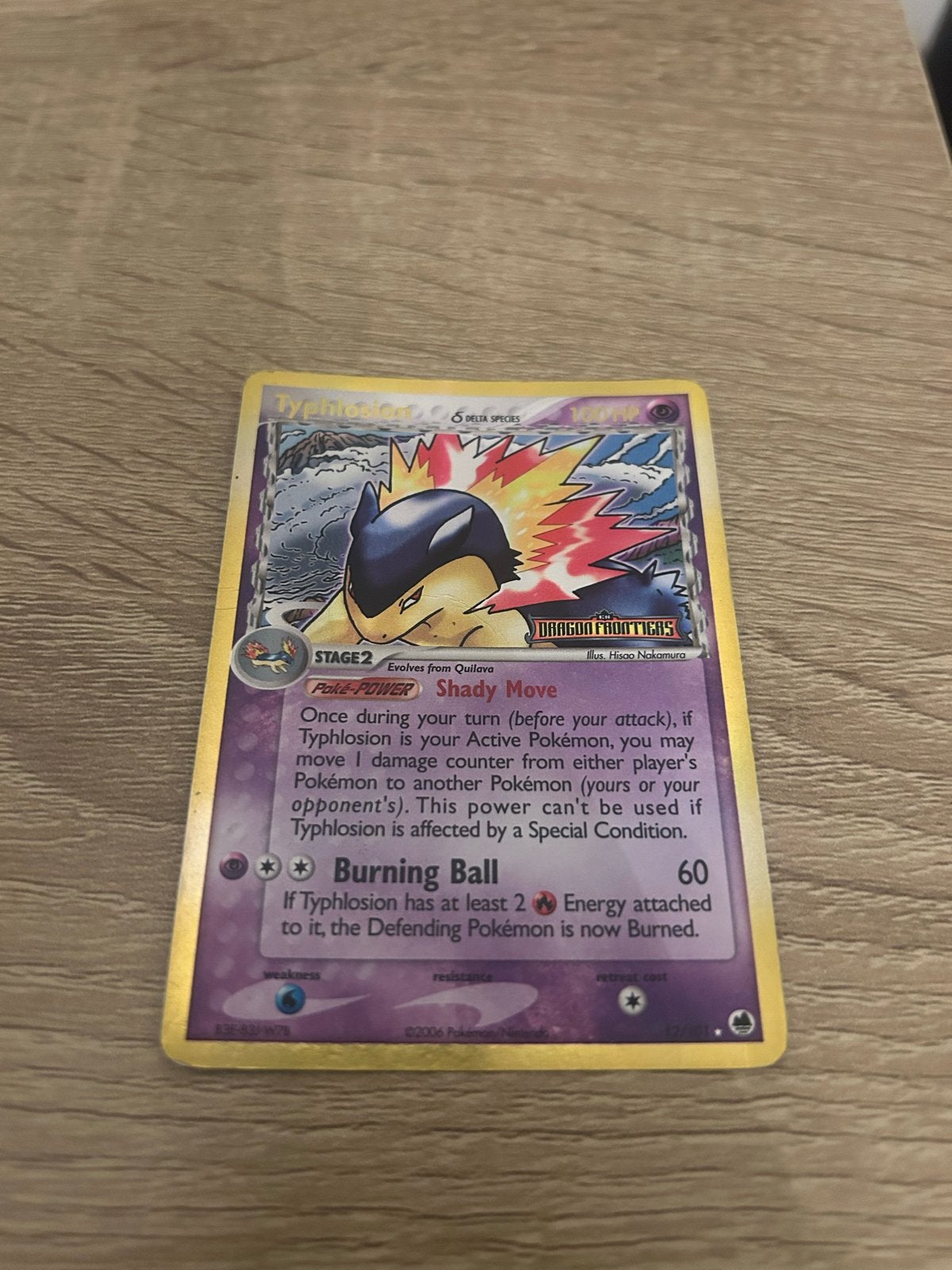 Typhlosion ex Pokémon kaart, Hobby en Vrije tijd, Verzamelkaartspellen | Pokémon, Ophalen, Gebruikt, Losse kaart