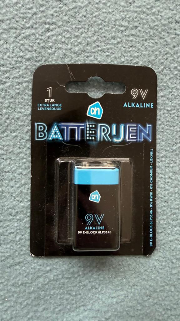 Nieuwe 9V Alkaline Batterij, Ophalen, Nieuw
