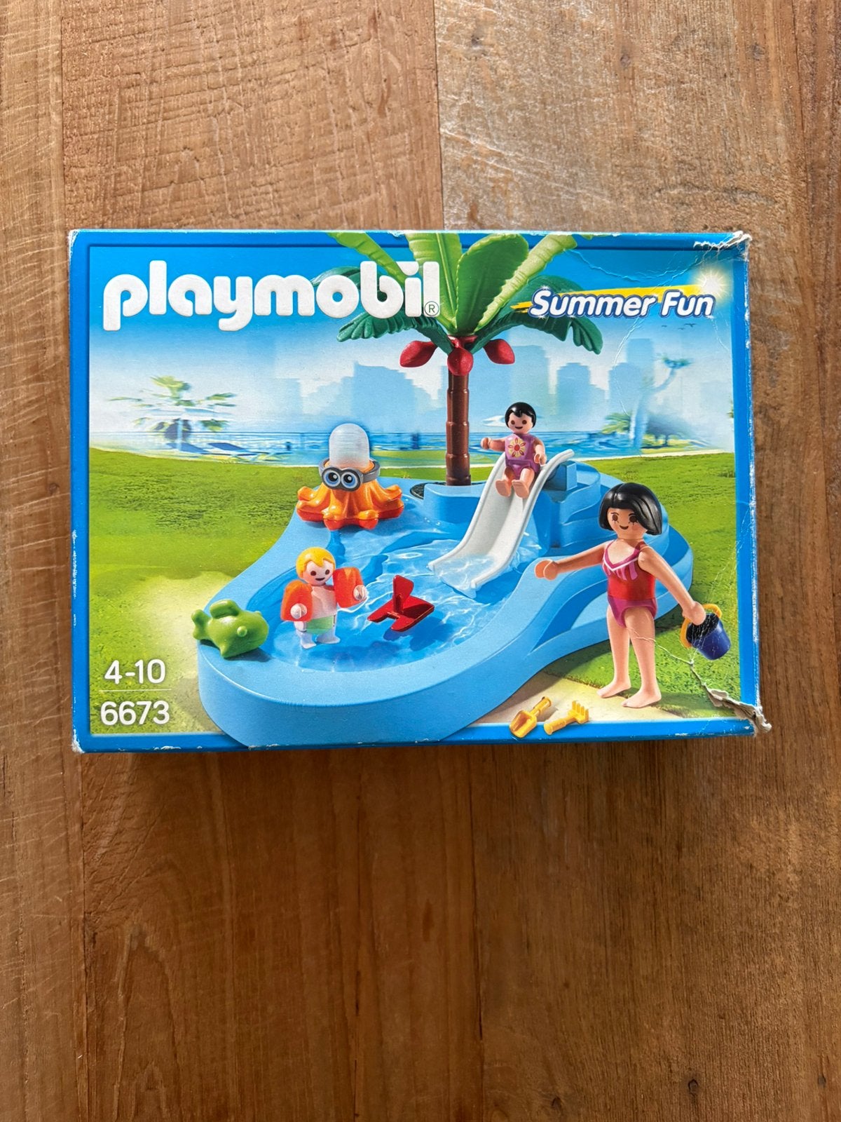 Playmobil Kinderbad met glijbaan 6673, Complete set, Overige typen, Ophalen of Verzenden, Summer fun